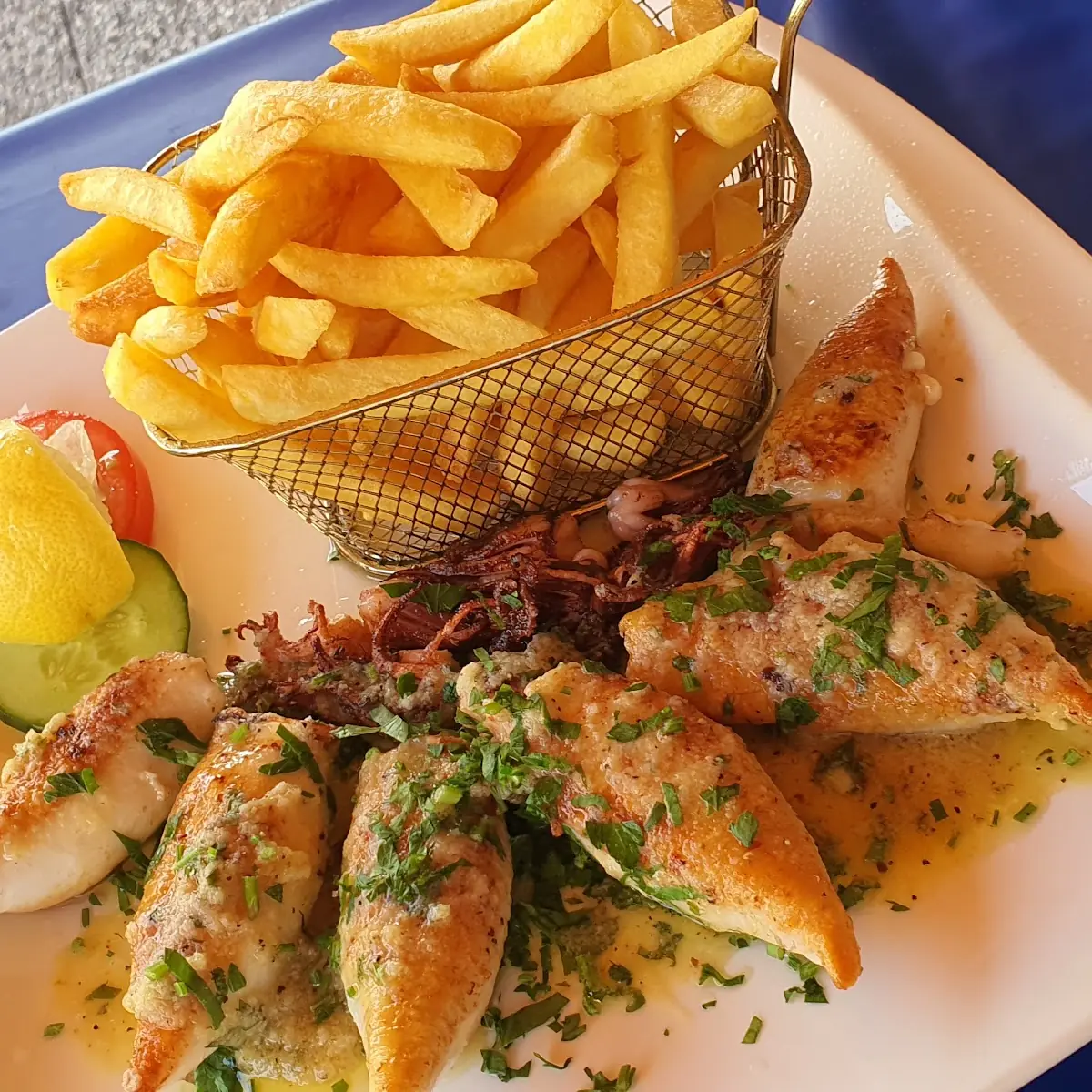 Filled Calamari