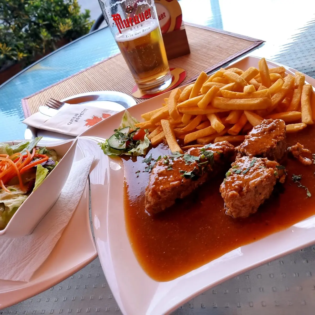 Meatloaf with a Salad