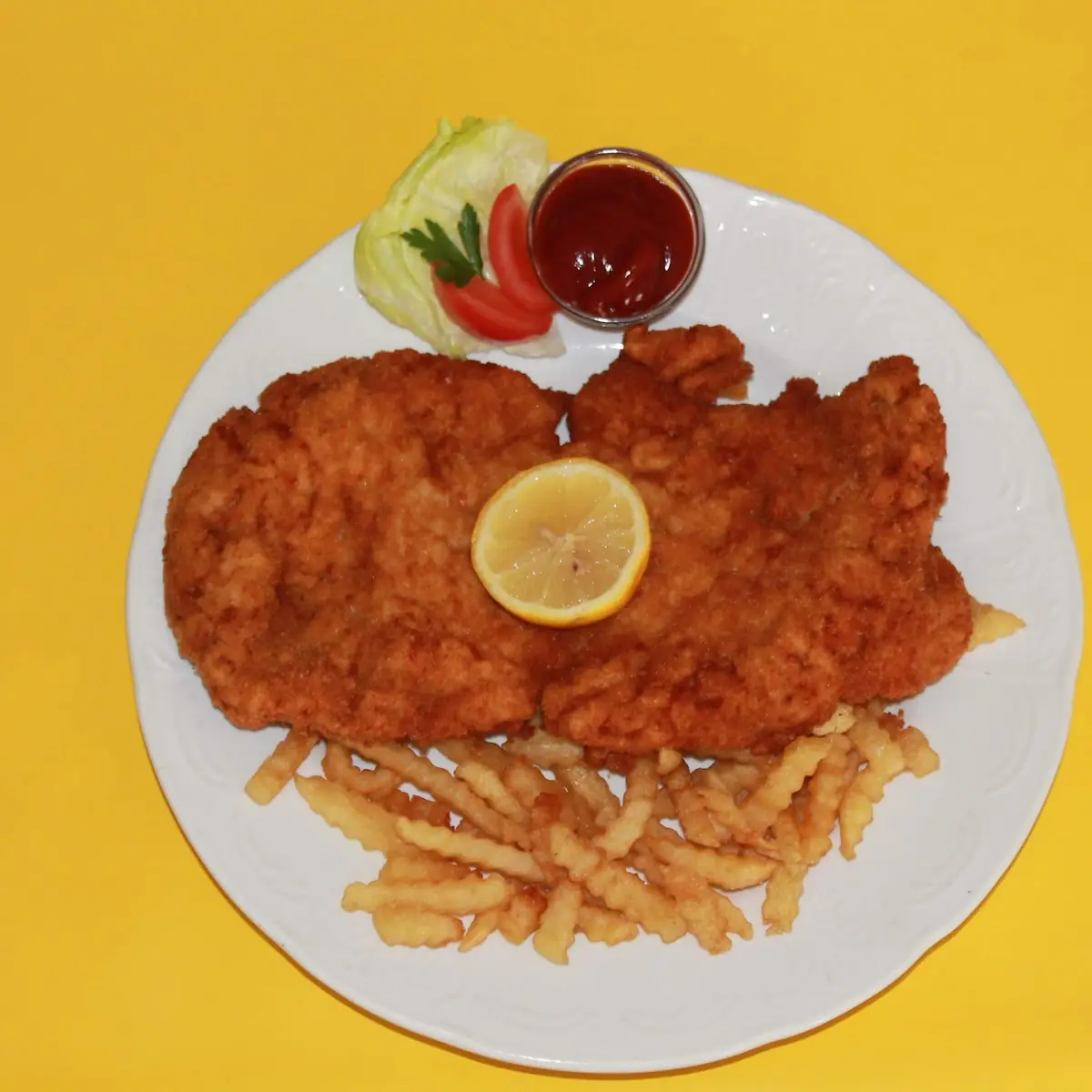 Wiener Schnitzel Mit Pommes
