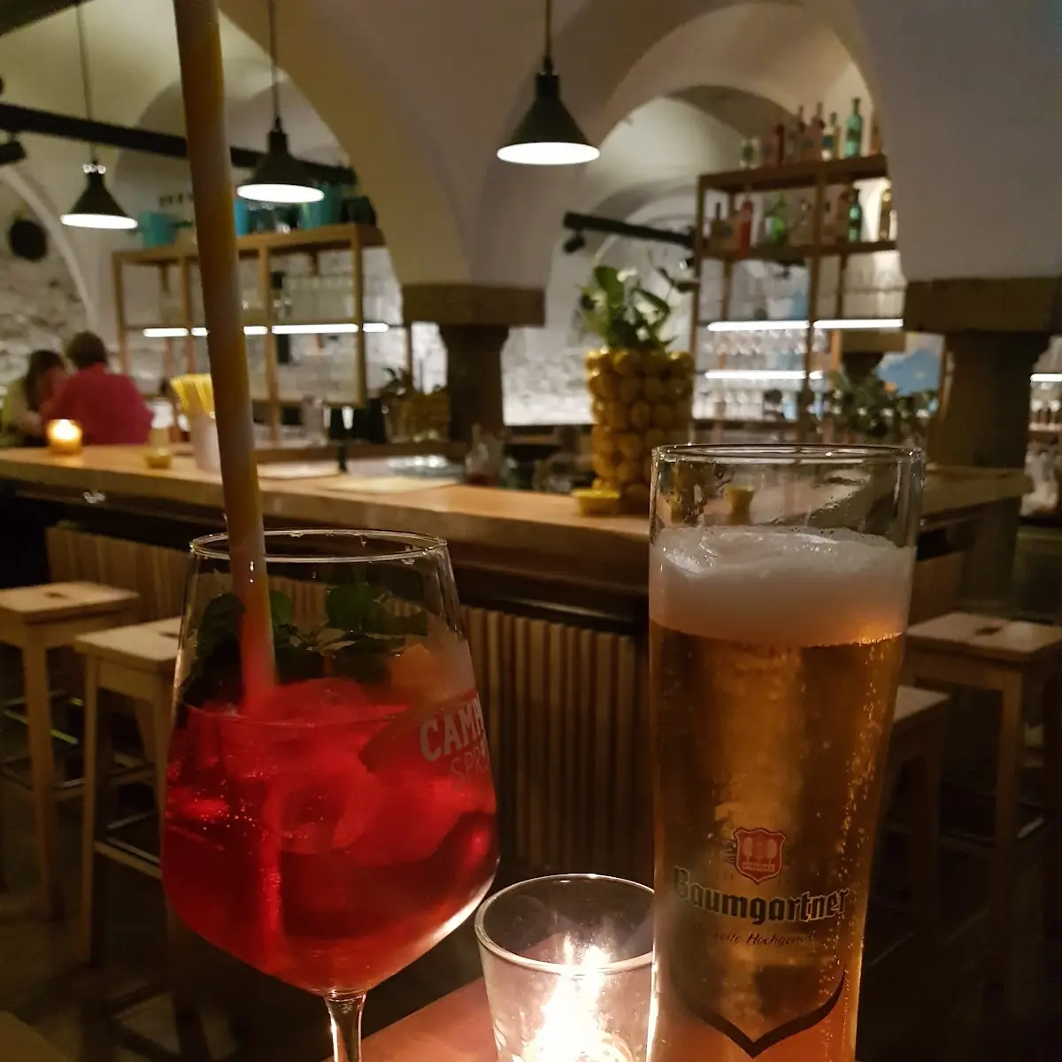 Campari Spritz Und Bier