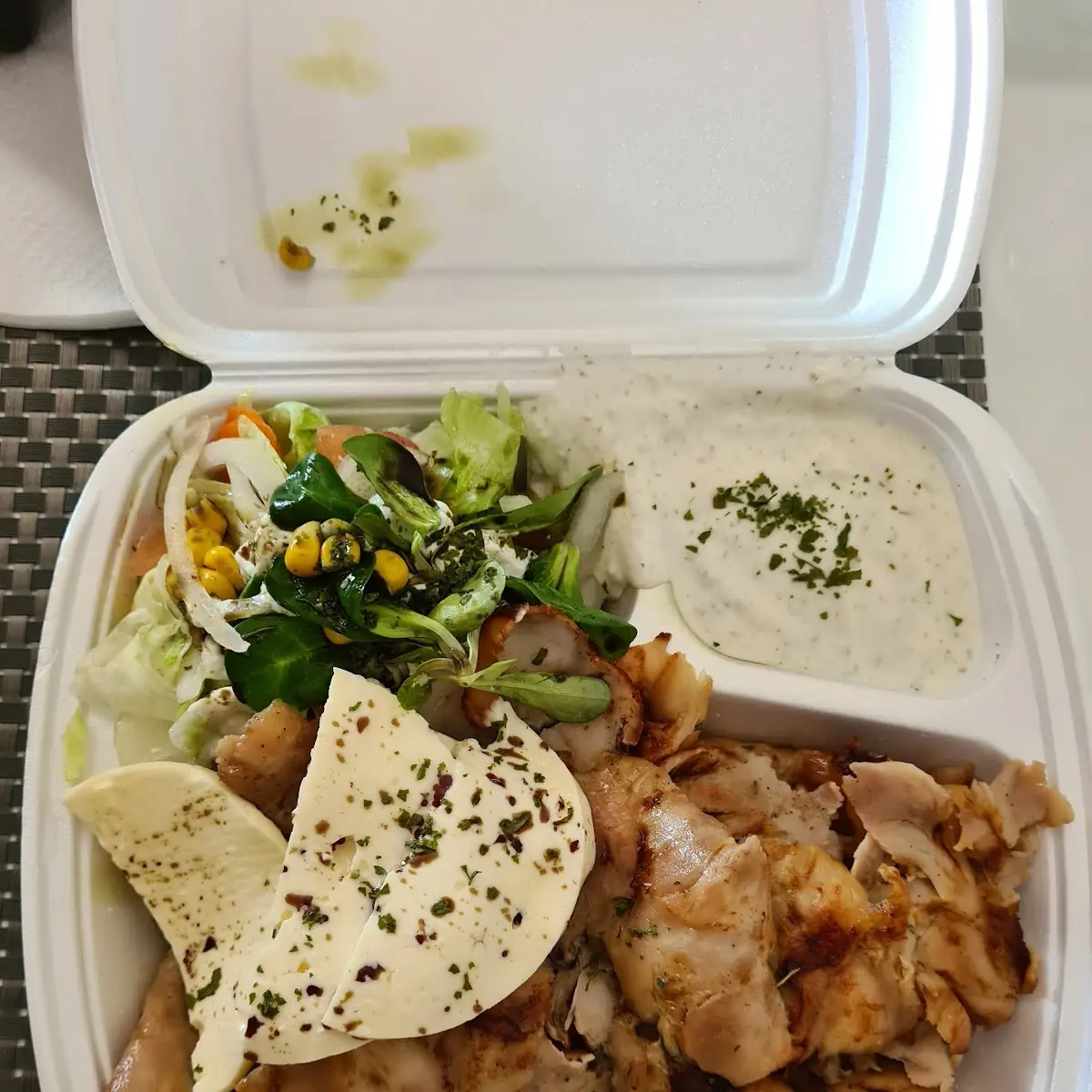 Kebabteller Mit Schafskäse