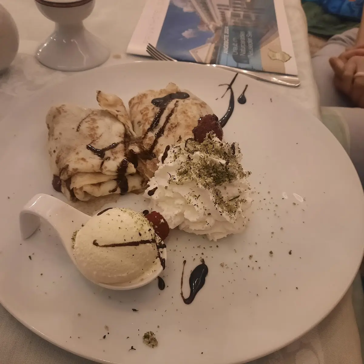Pfannkuchen Mit Eis