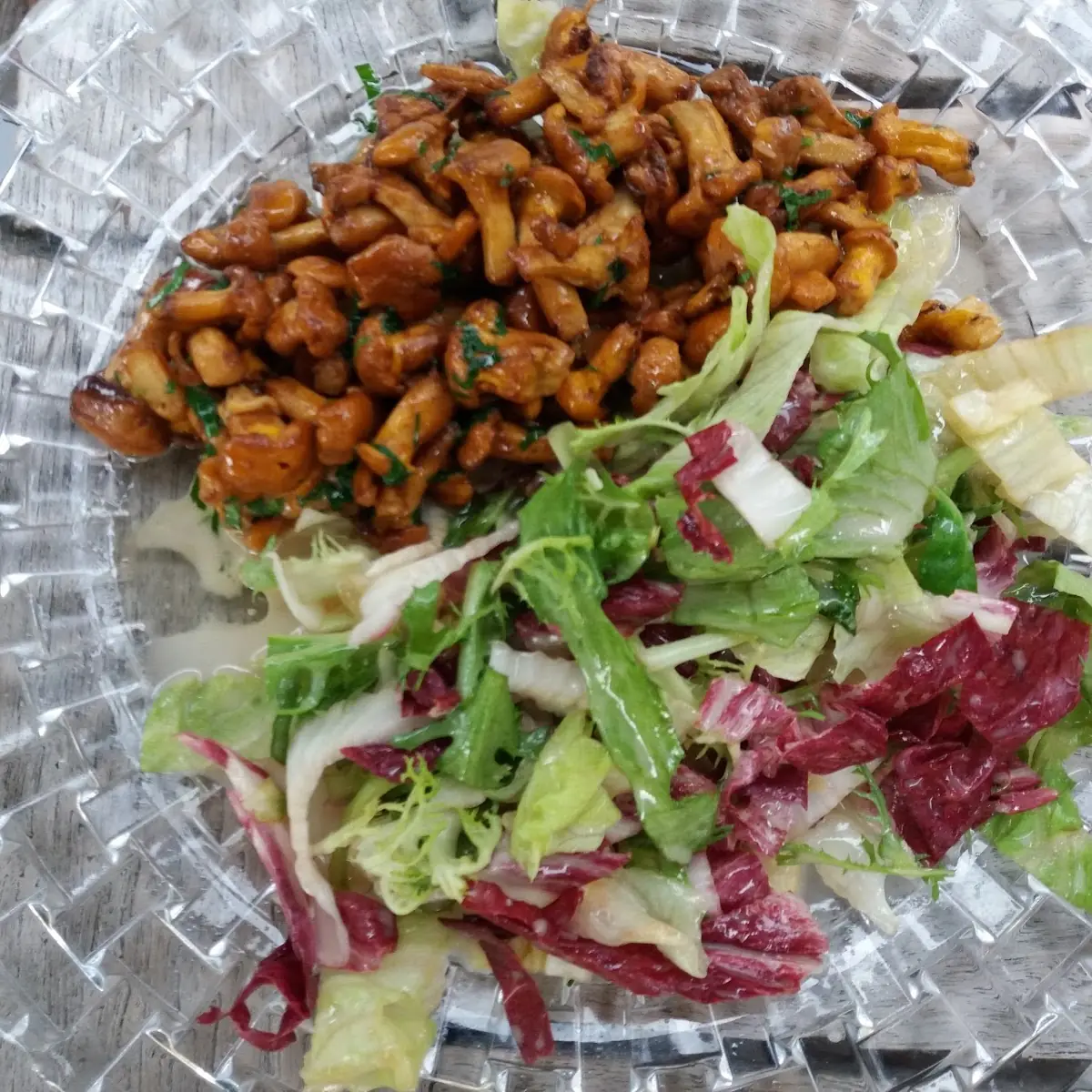 Salat Mit Eierschwammerl