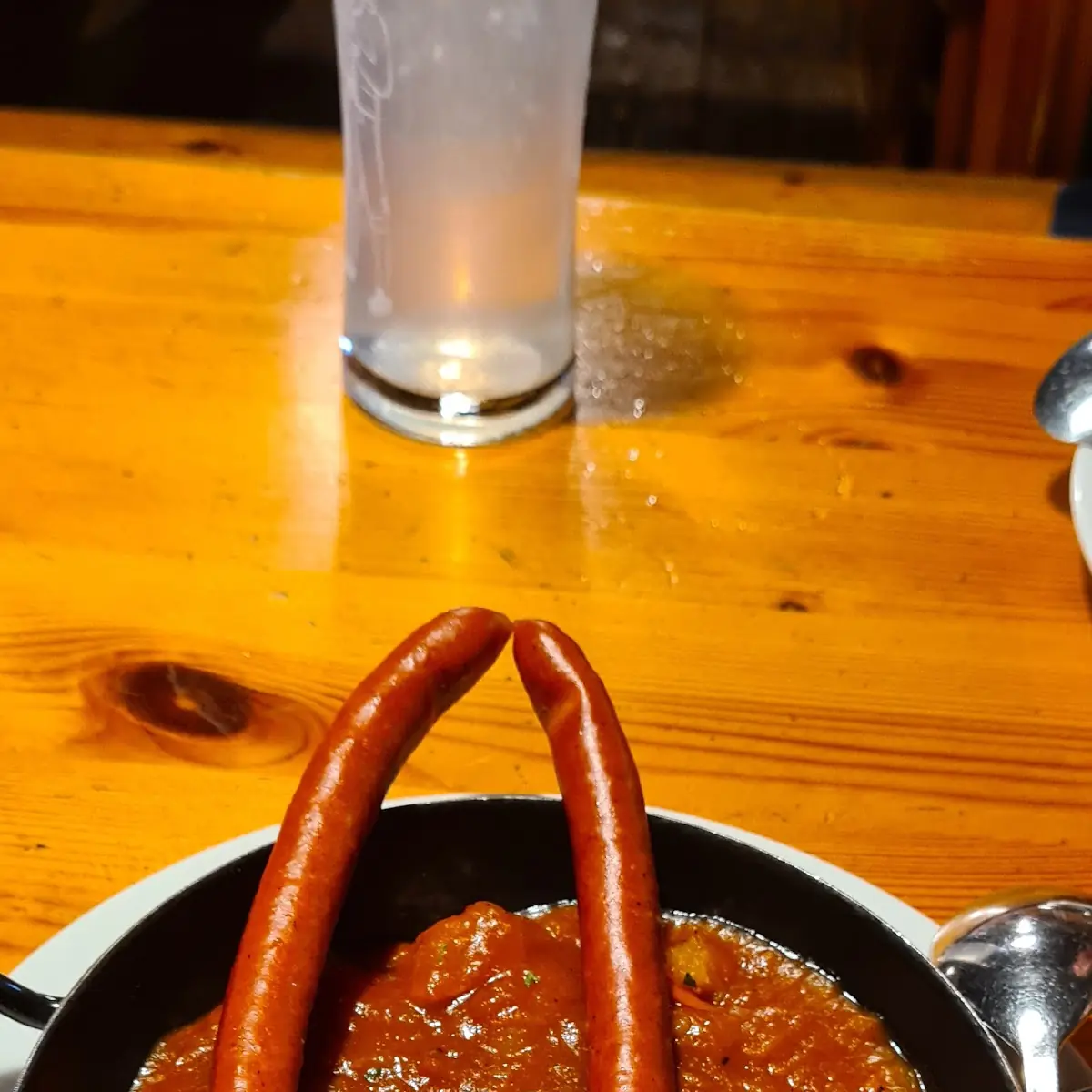 Erdäpfel Kürbis Gulasch Mit Würschtl