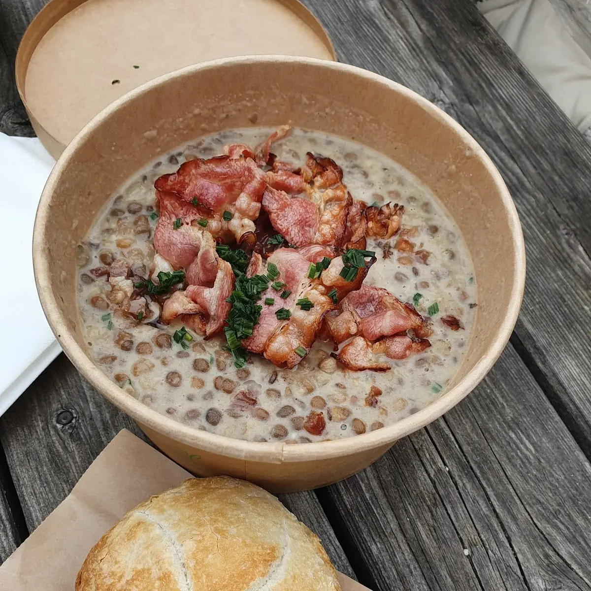 Linsen Mit Speck