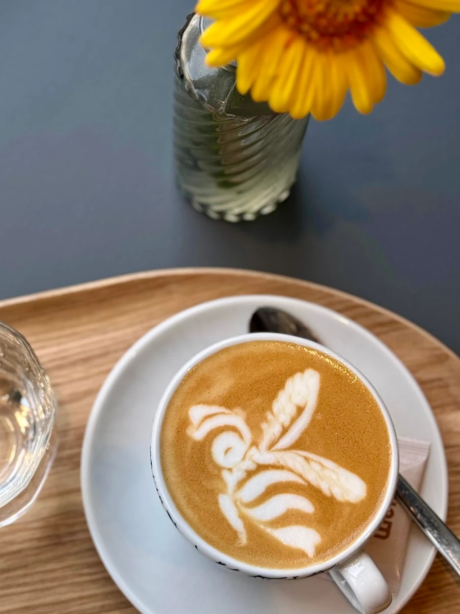 Latte With Swan Latte Art