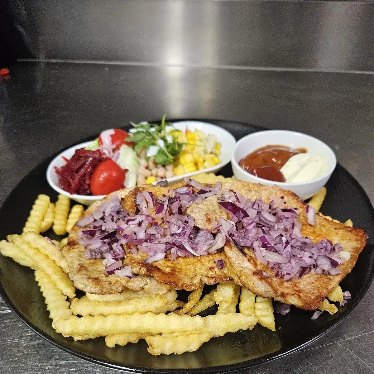 Zwiebelsteak