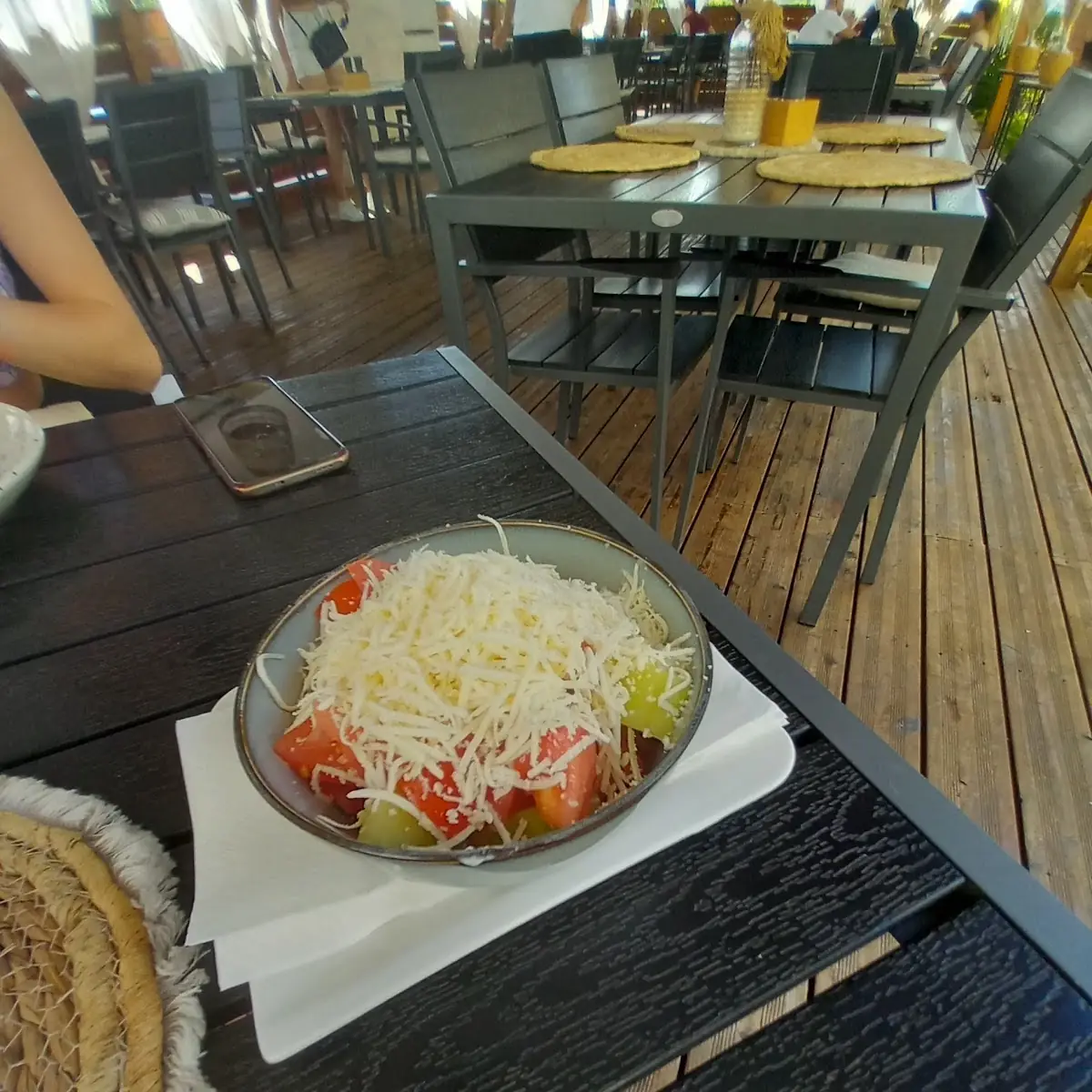 Salat Mix Tomaten Gurken Und Kase