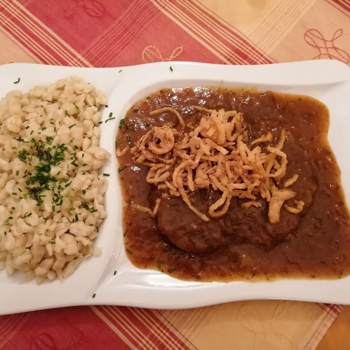Veganer Zwiebelrostbraten