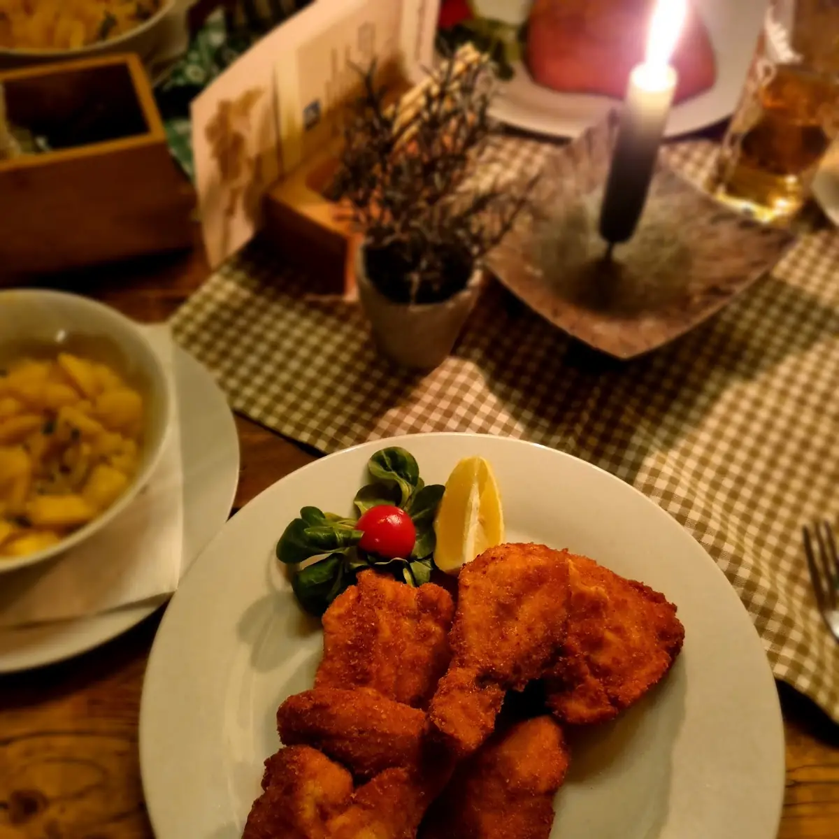 Dorsch Mit Sauce Tartare Und Kartoffelsalat