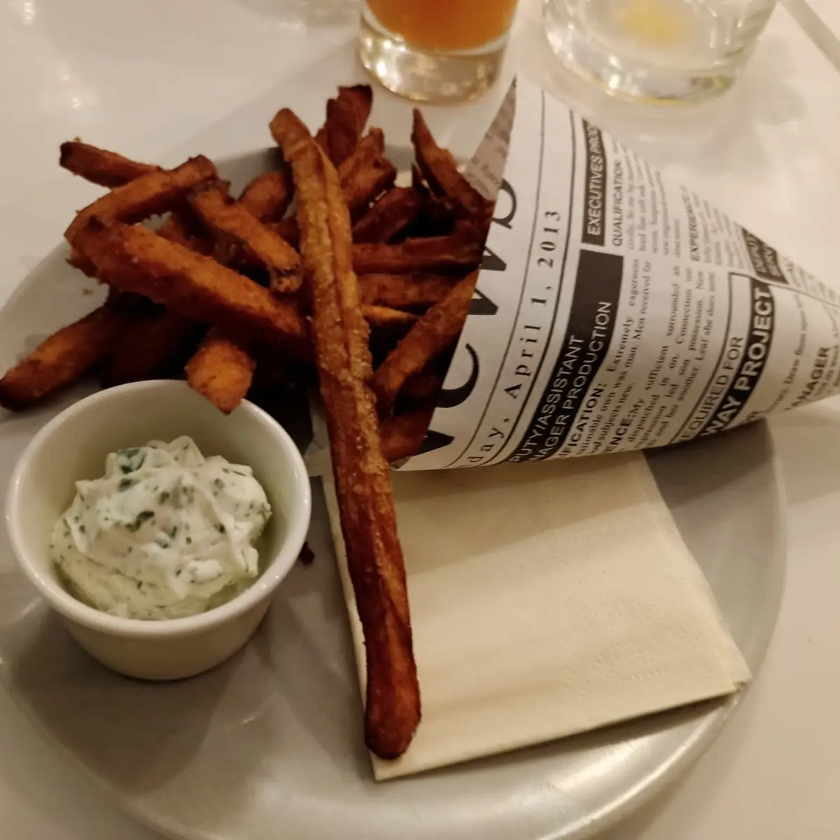Süßkartoffeln Pommes Frites