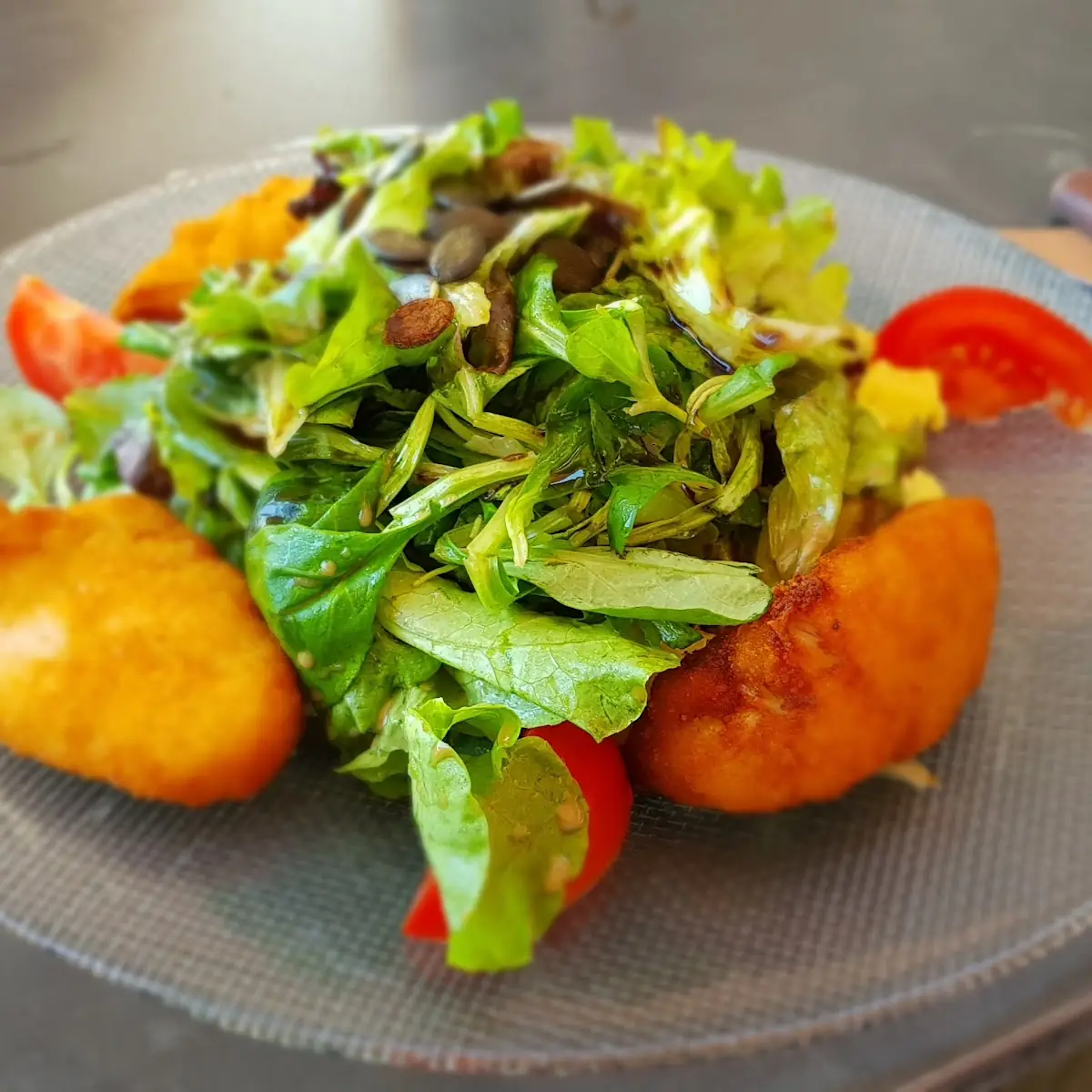 Backhendlsalat