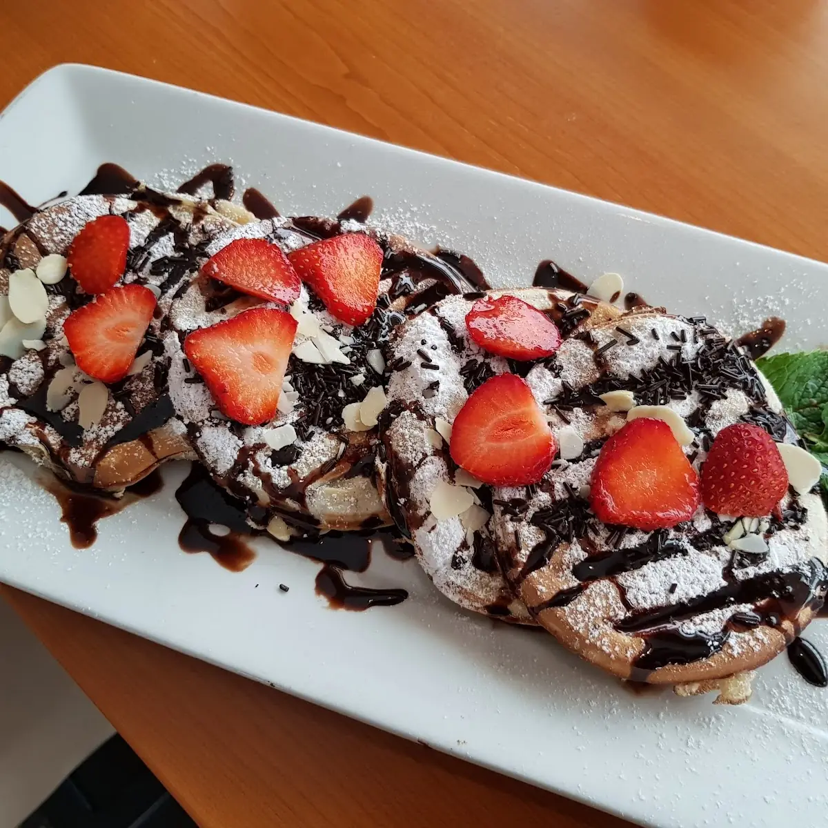 Pancake Mit Erdbeeren