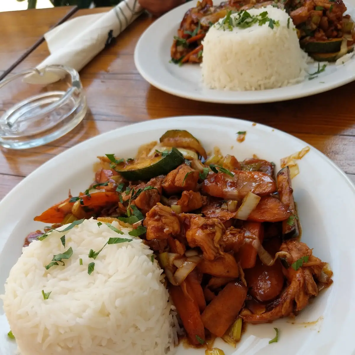 Wokgemüse Mit Huhn