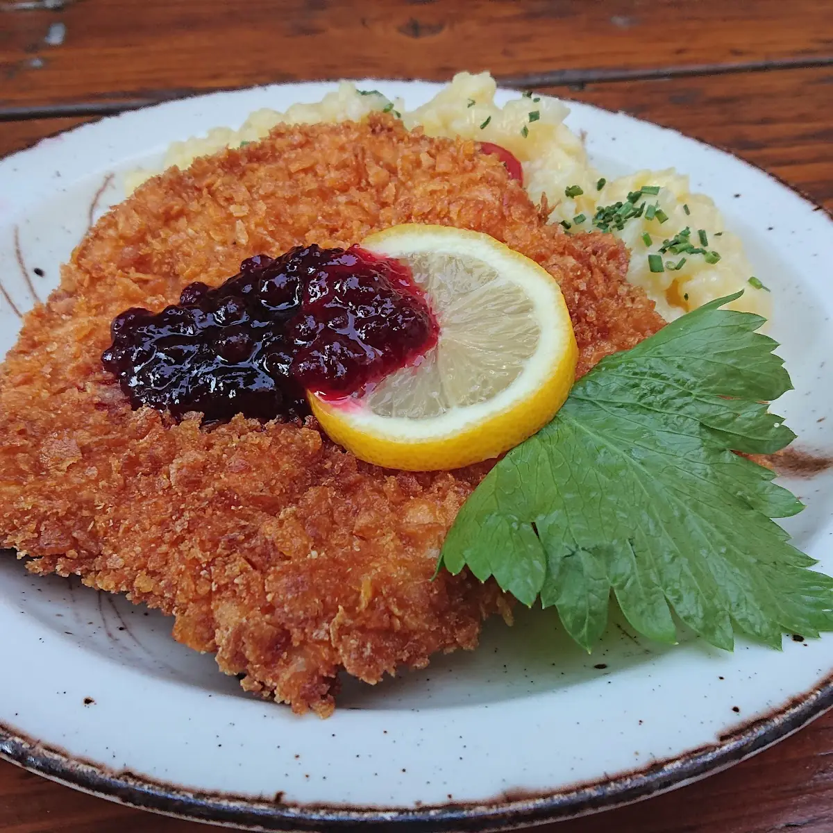 Schnitzel Mit Kartoffelsalat
