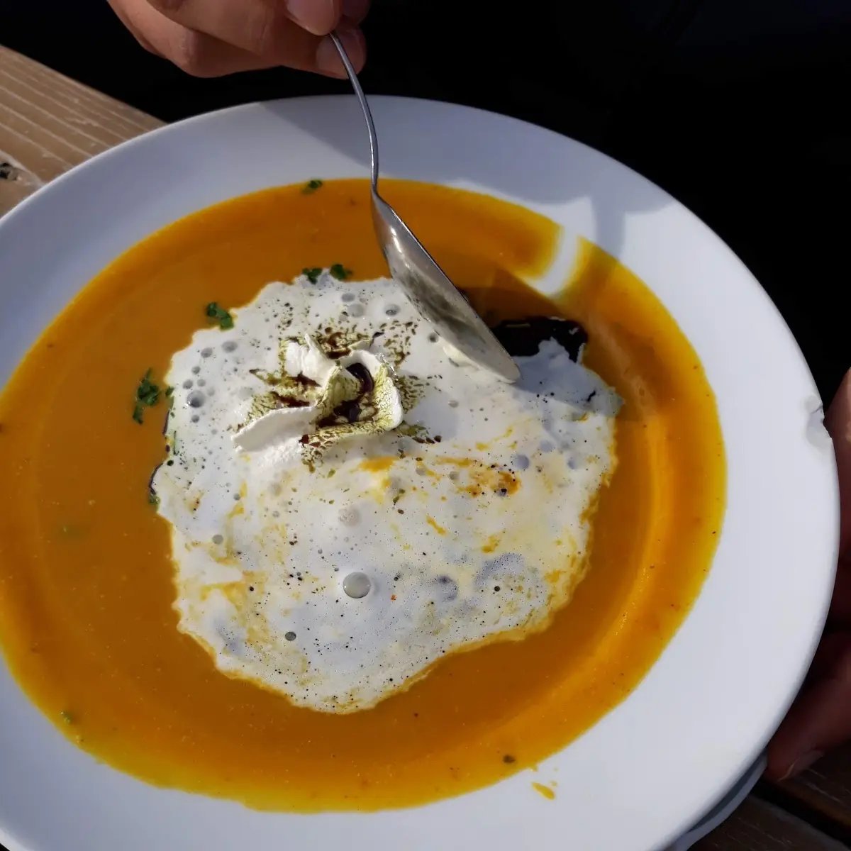 Kürbiscremesuppe