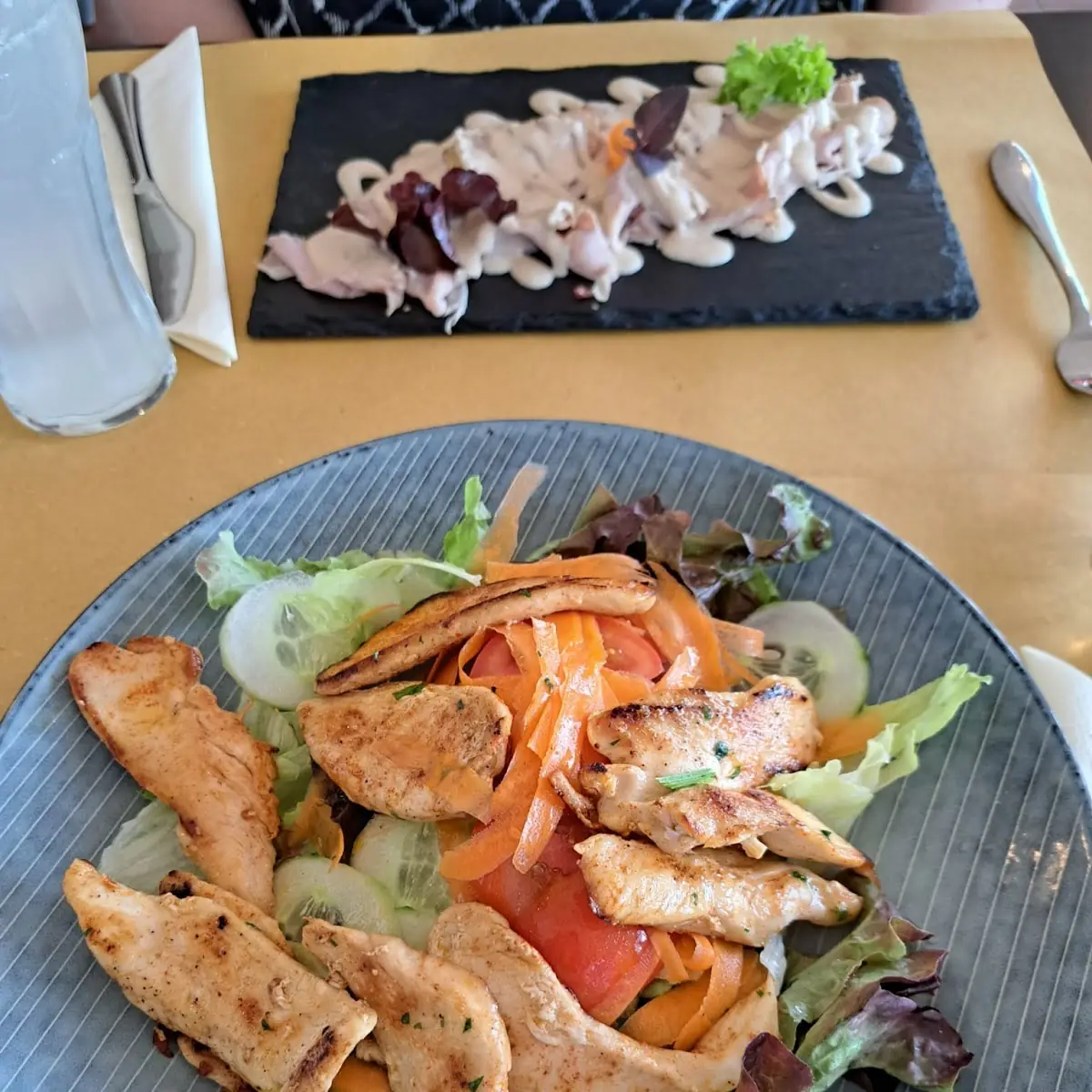 Gemischter Salat Mit Putenstreifen