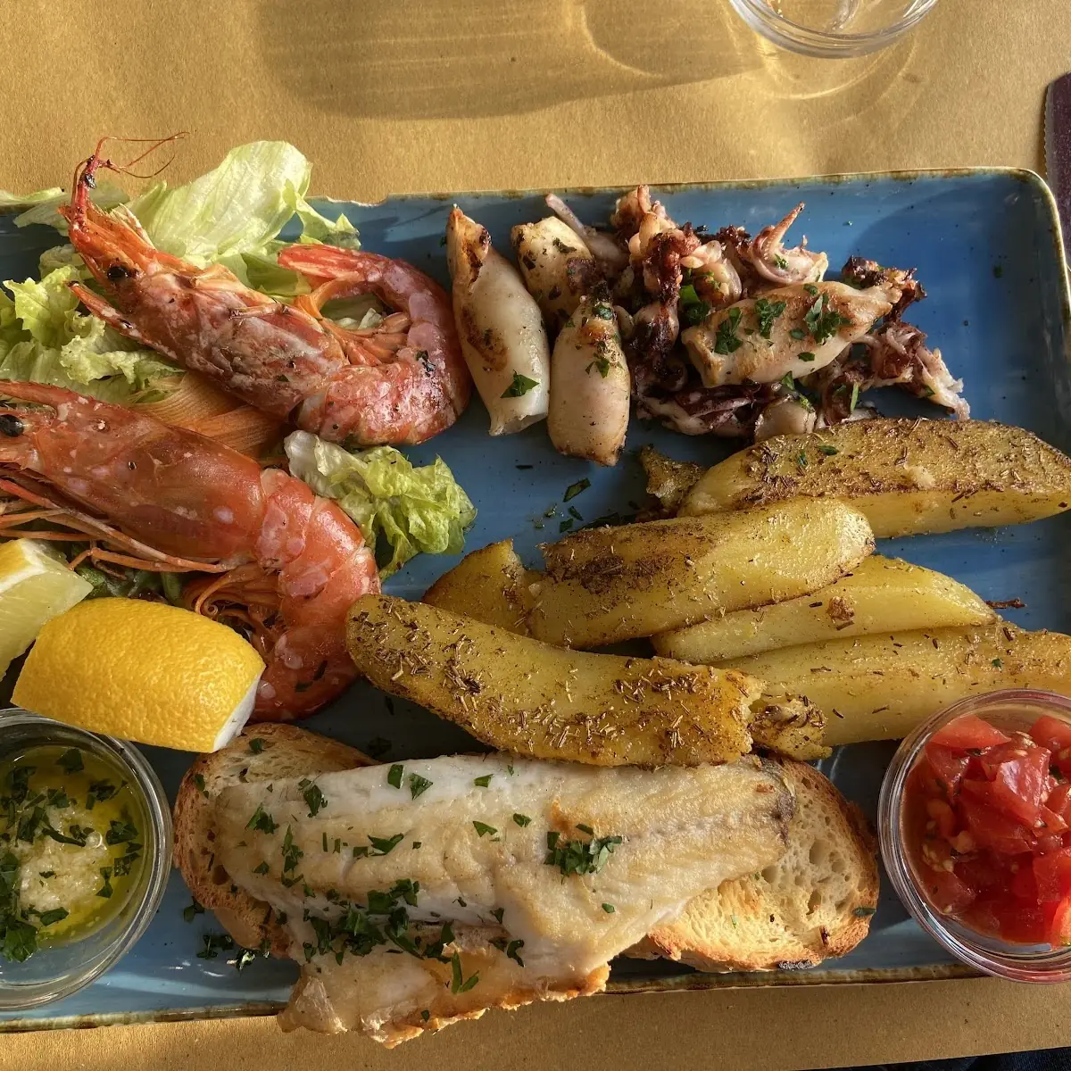 Grillteller Frutti Di Mare