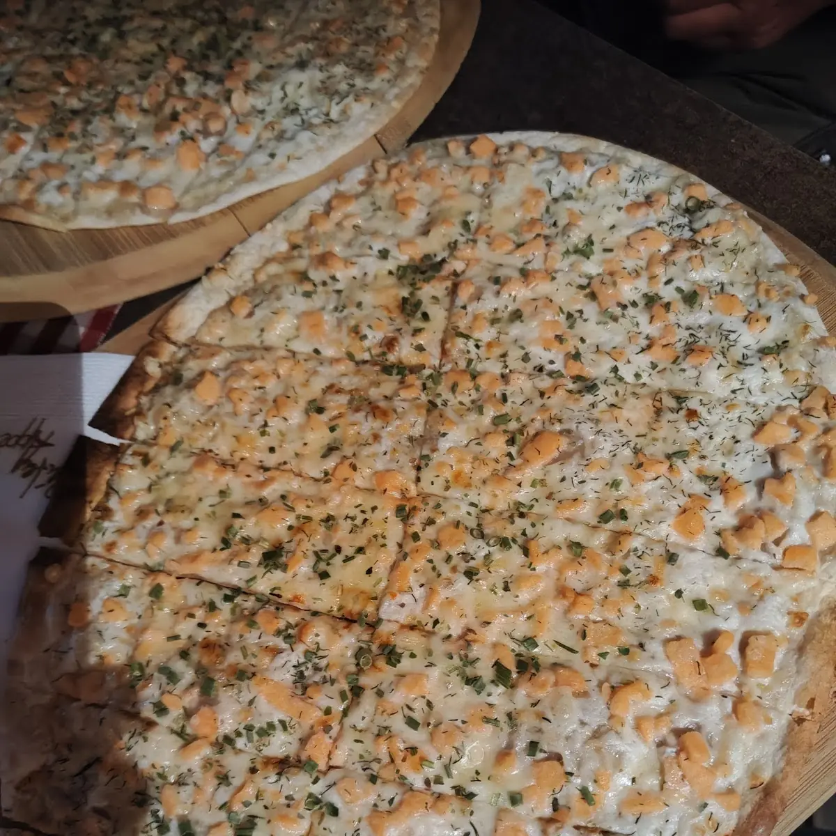Lachs -flammkuchen