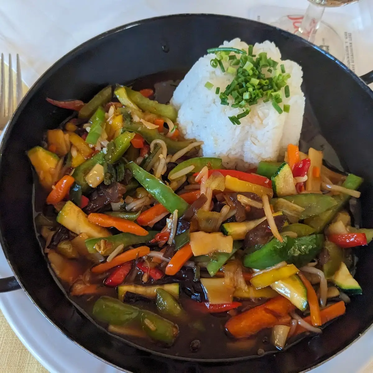 Wok Gemüsepfanne