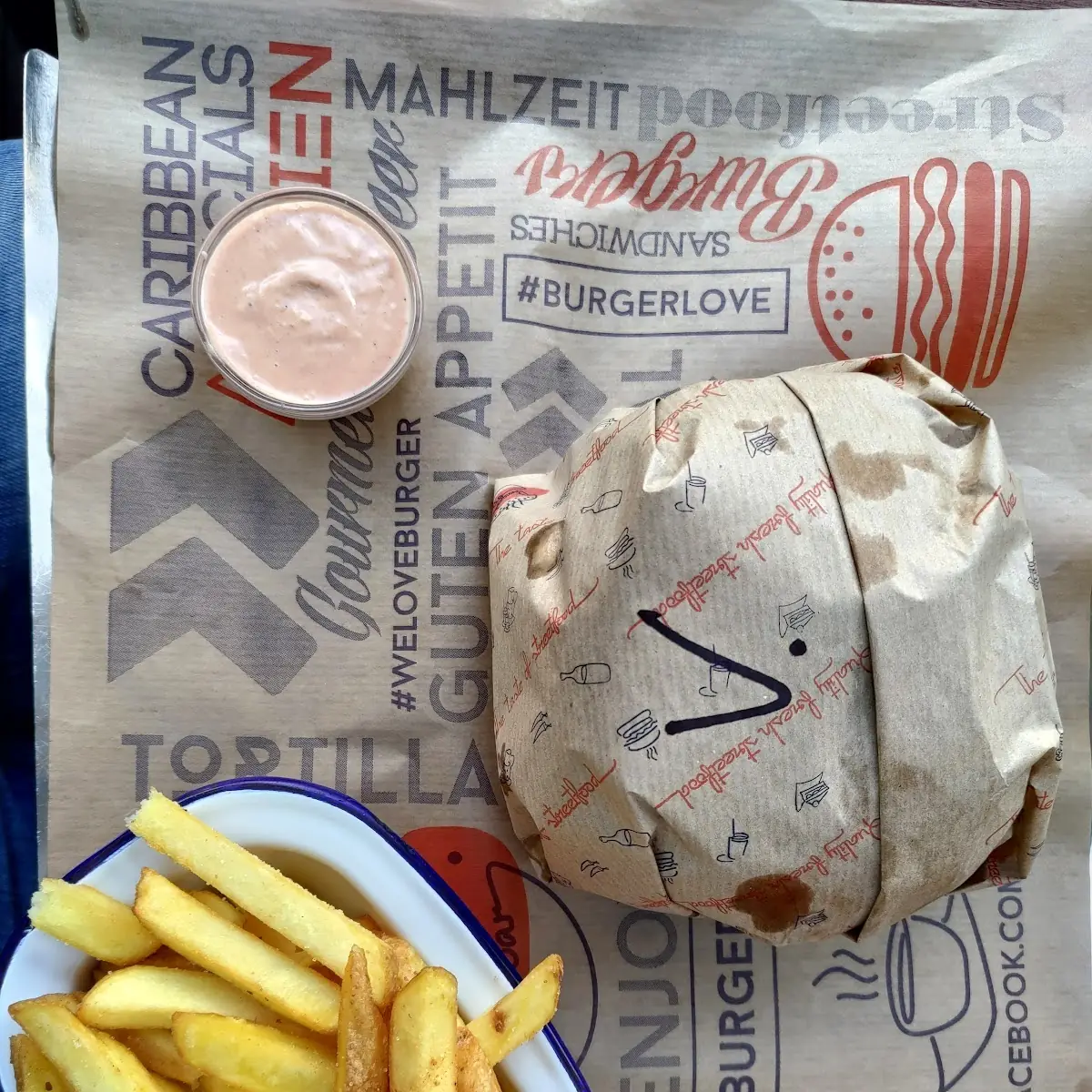 Fries and Burger