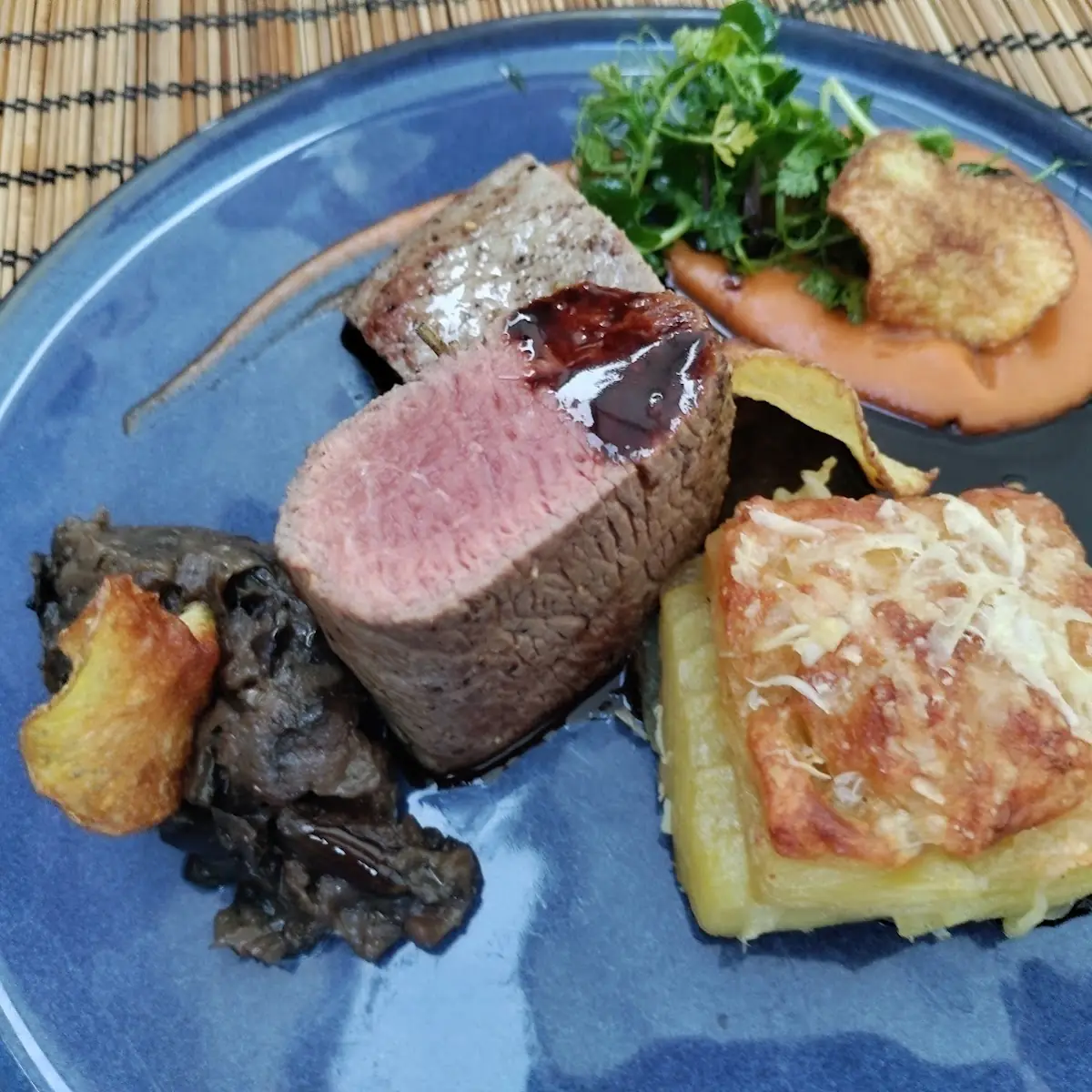 Lammfilet Mit Kartoffelgratin