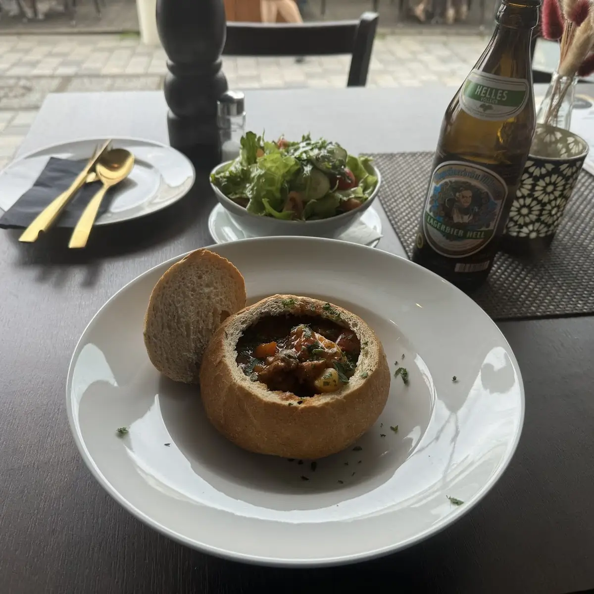 Gulaschsuppe Im Brot