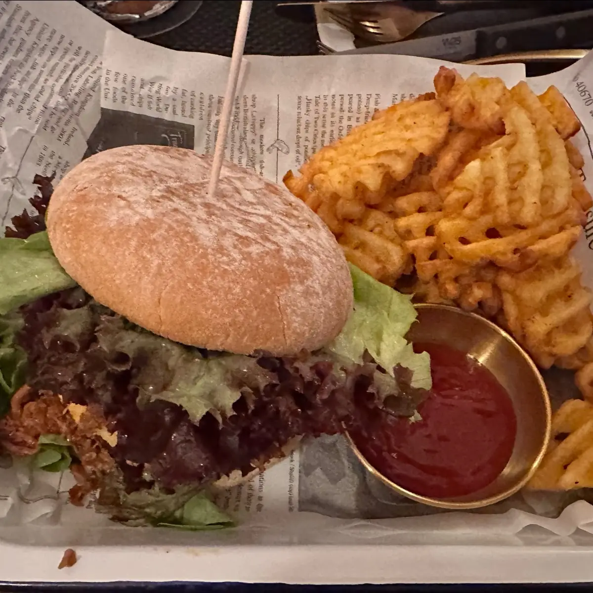 Pullet Pork Burger