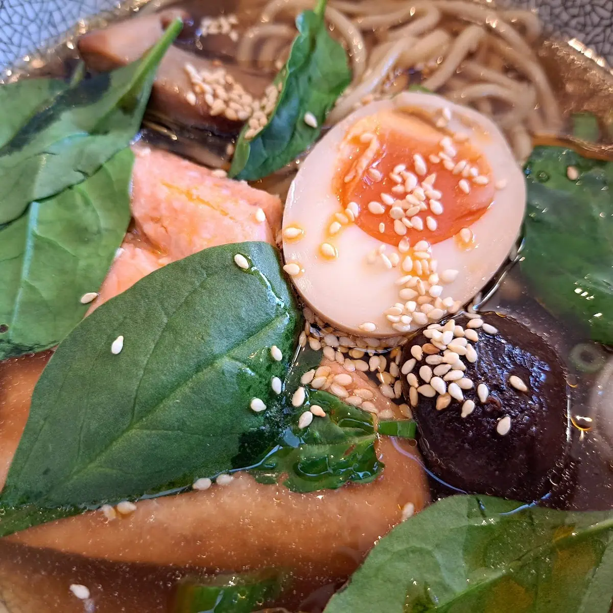 Shoyu Ramen Somen Nudeln Saisonale Toppings