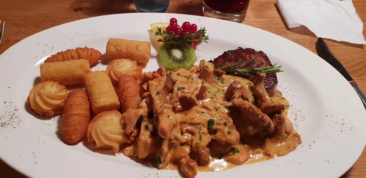 Pfifferlingsrostbraten