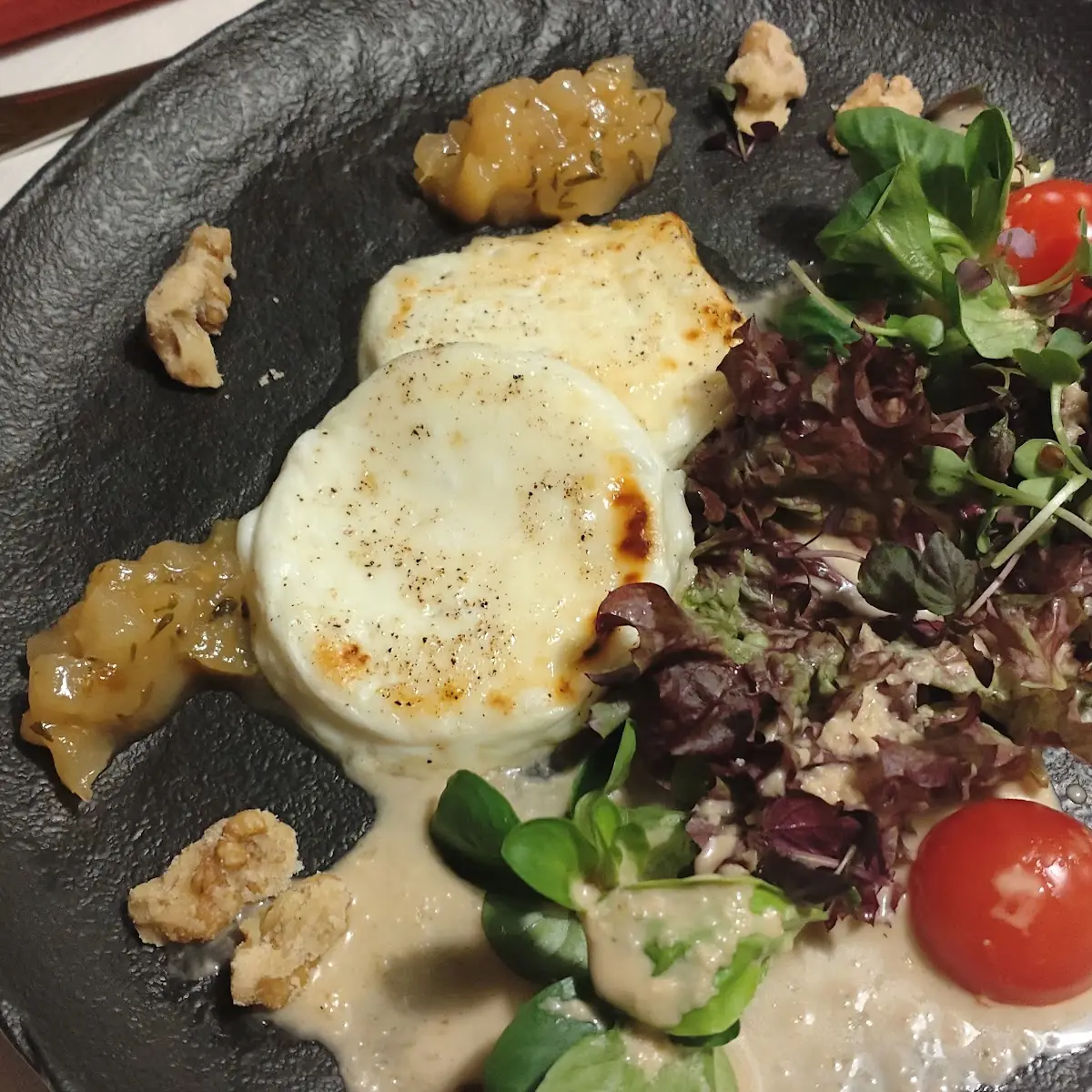 Gratinierter Ziegenkäse
