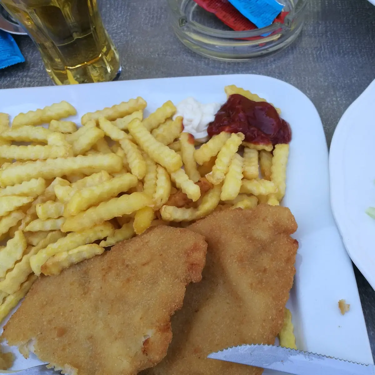 Schnitzel Teller