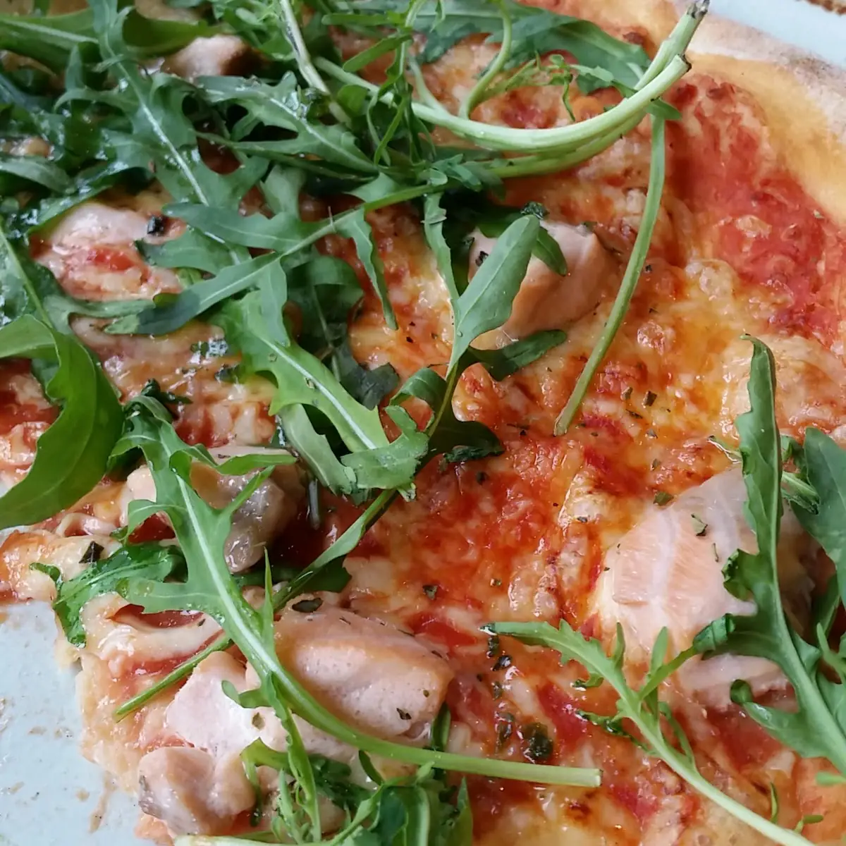 Lachspizza