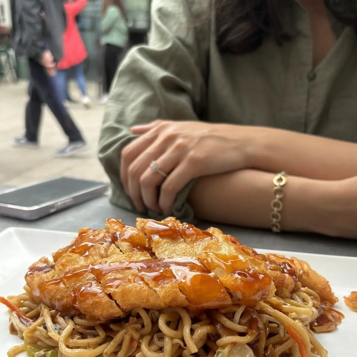 Crispy Chicken with Noodles