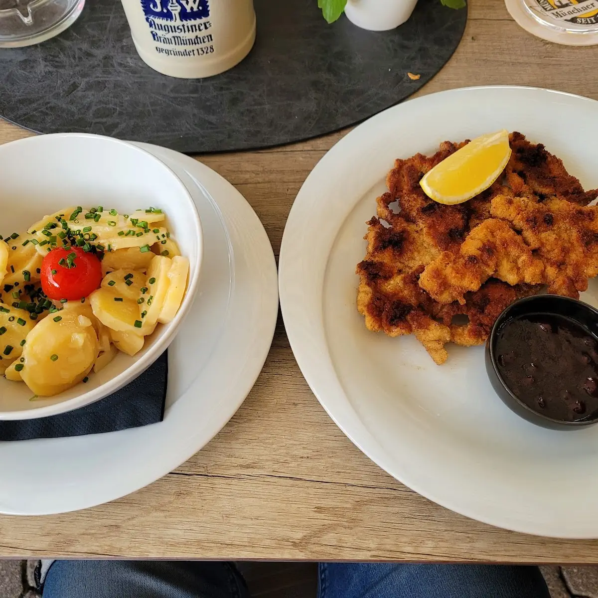 Schnitzel Mit Kartoffelsalat