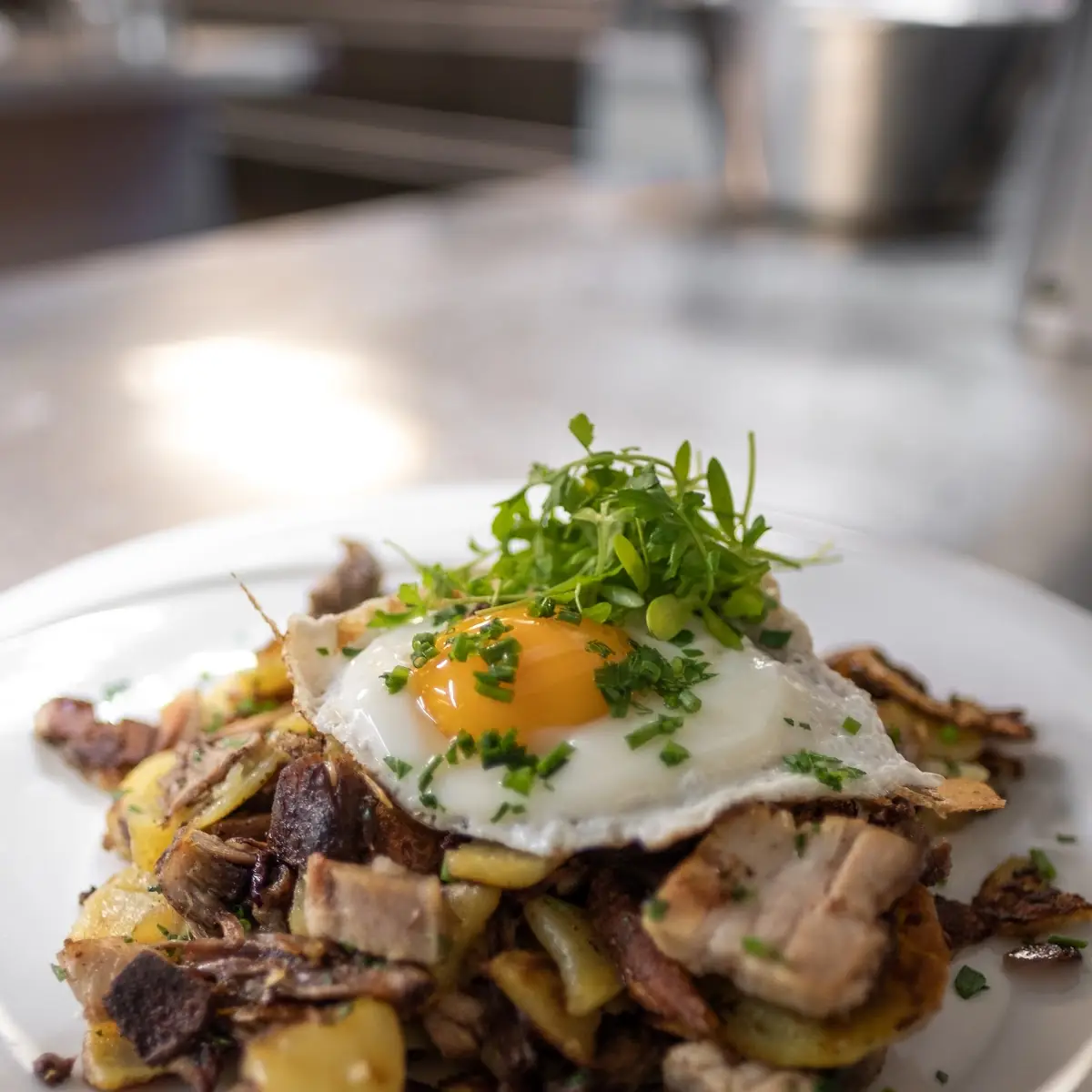 Tiroler Gröstl Mit Spiegelei