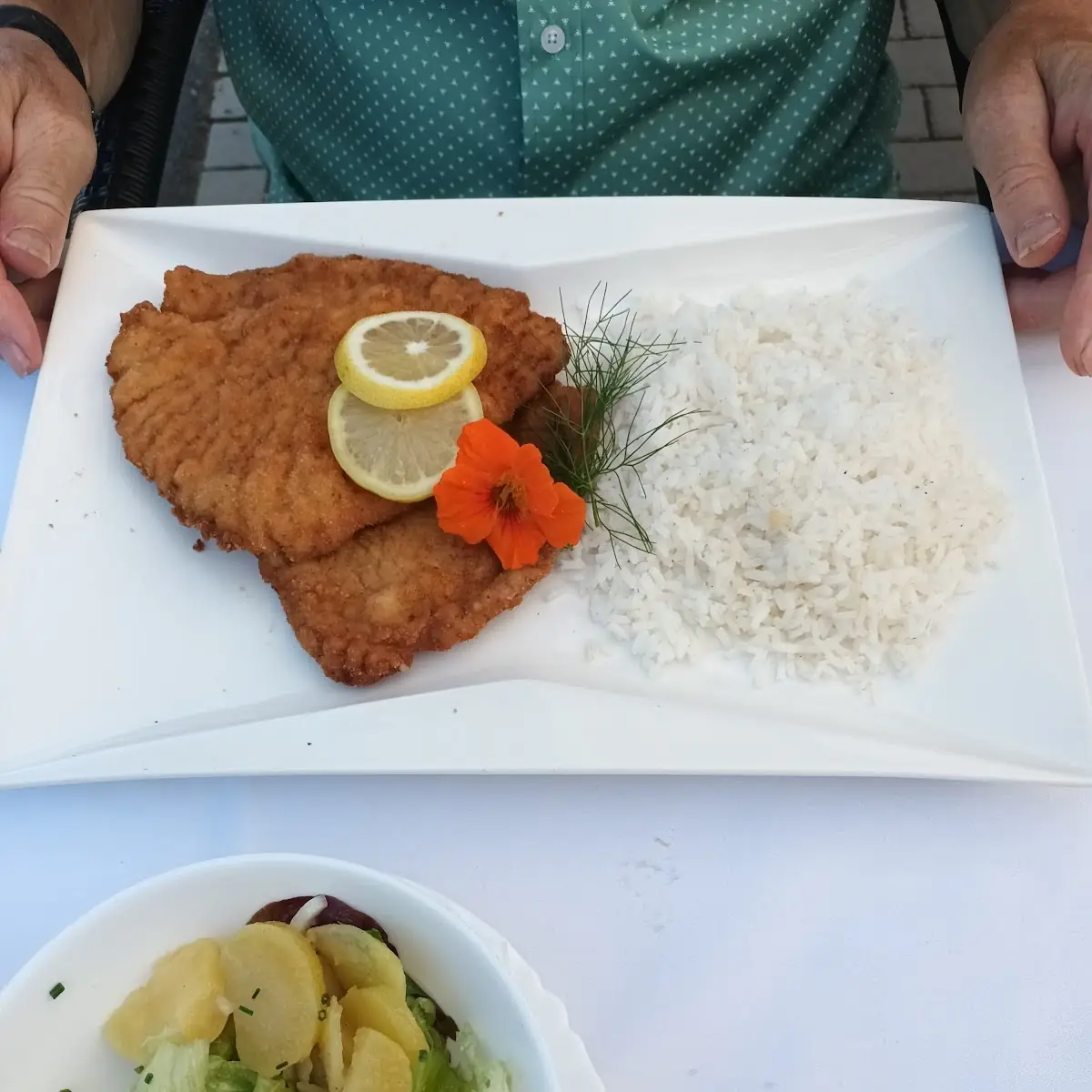 Wiener Schnitzel Mit Reis