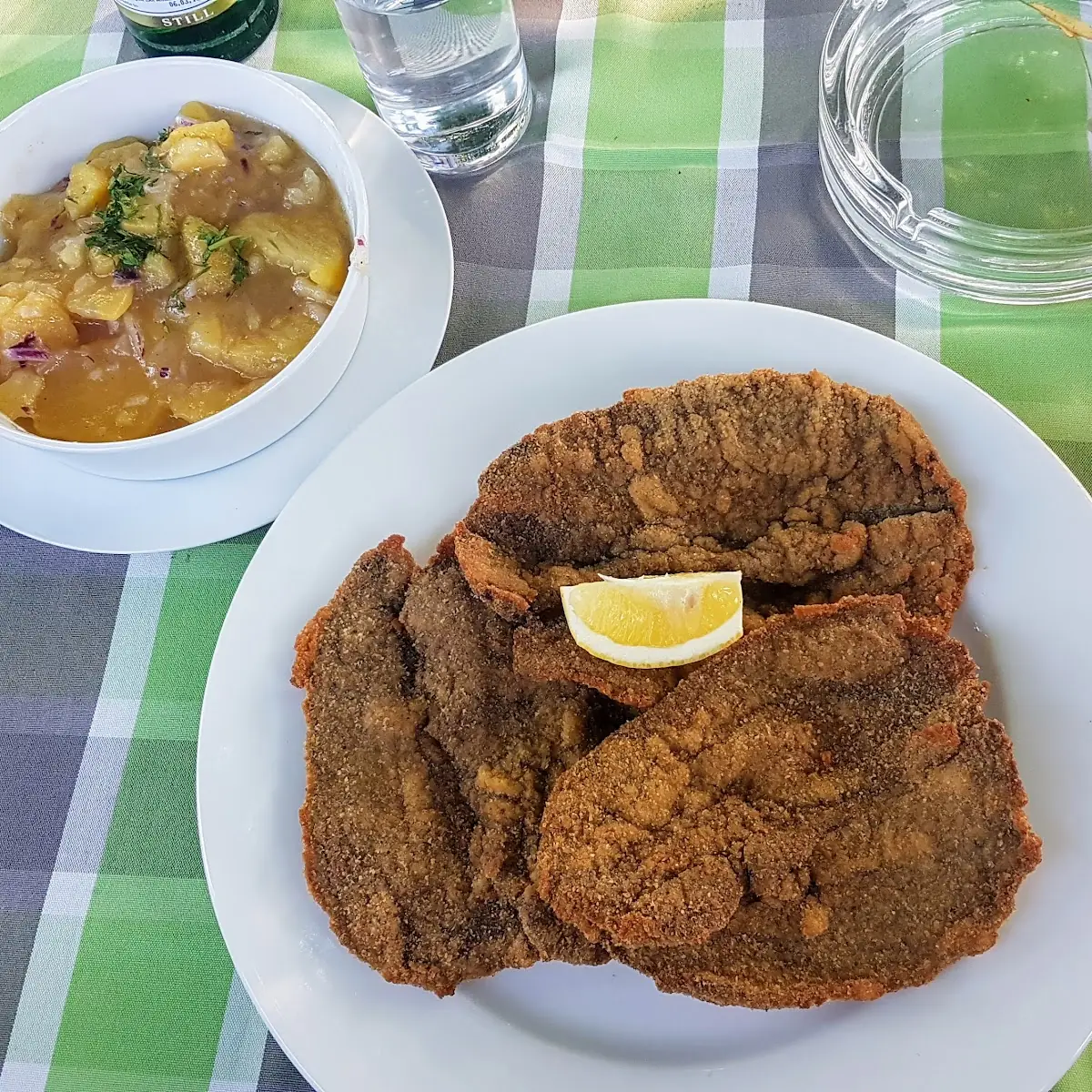 Gebackene Leber Mit Kartoffelsalat