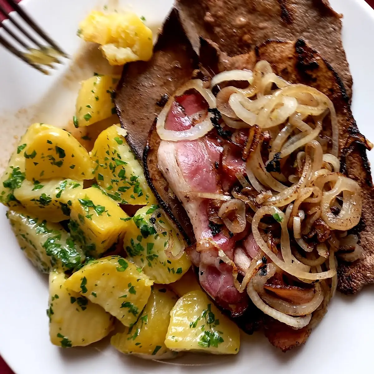 Gegrillte Leber
