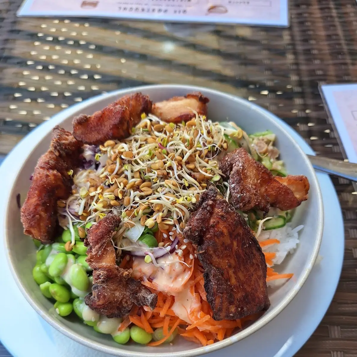 Fried Pork Belly Bowl