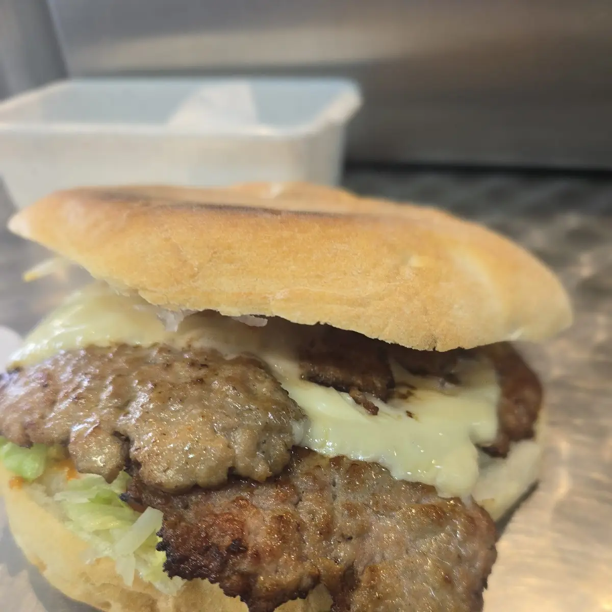 XXL Burger Mit Käse