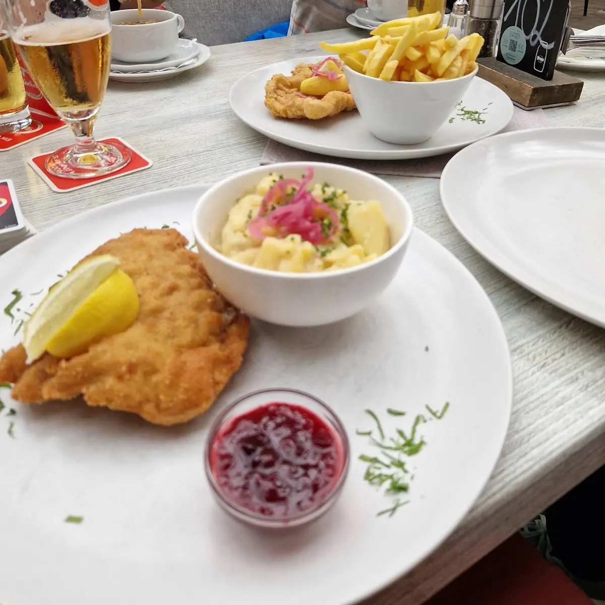 Wienerschnitzel Mit Pommes