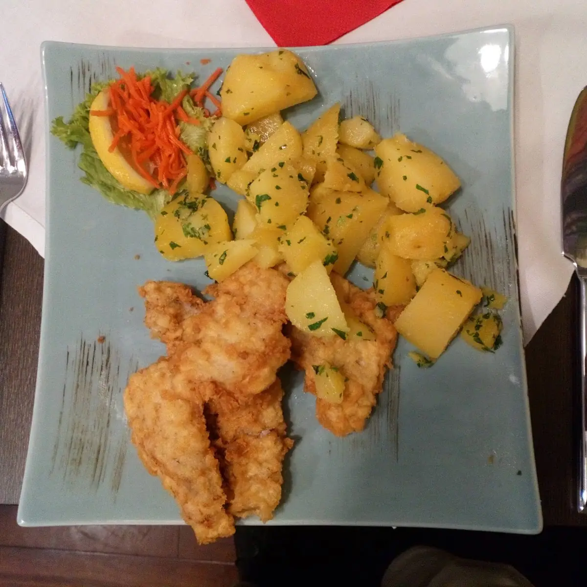Gebackener Fisch