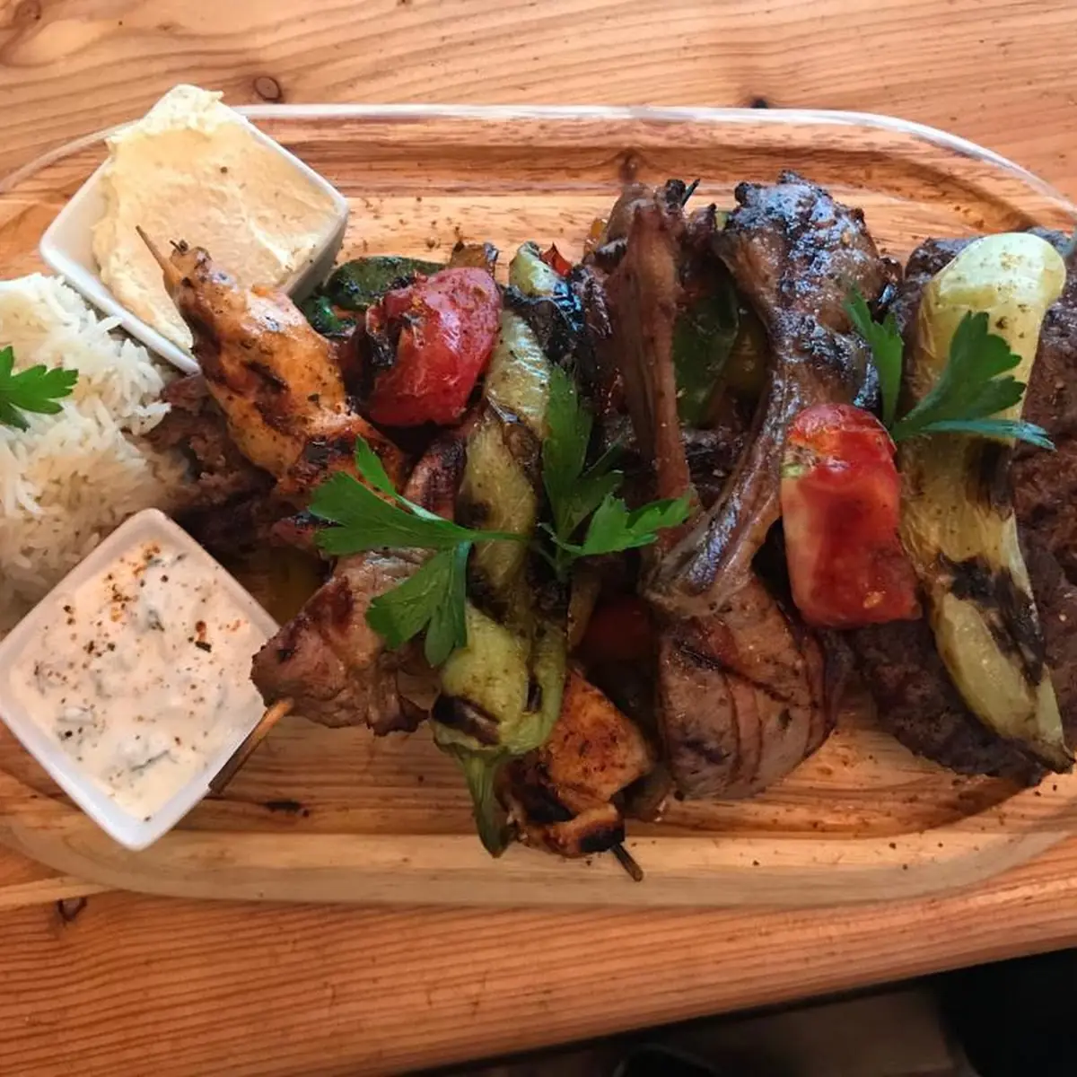 Grill Teller Lamb