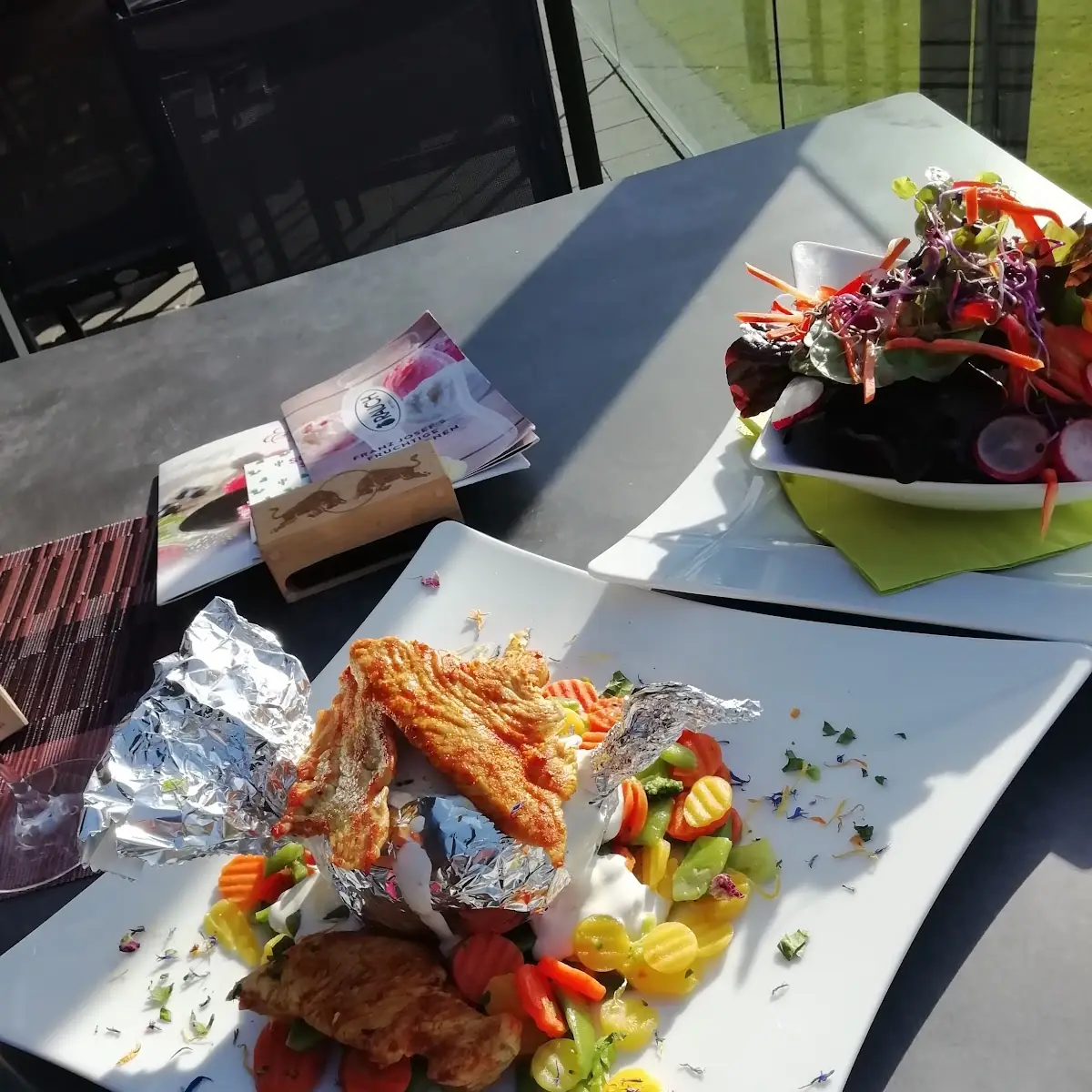 Folienkartoffel Mit Sauerrahm Und Putenstreifen