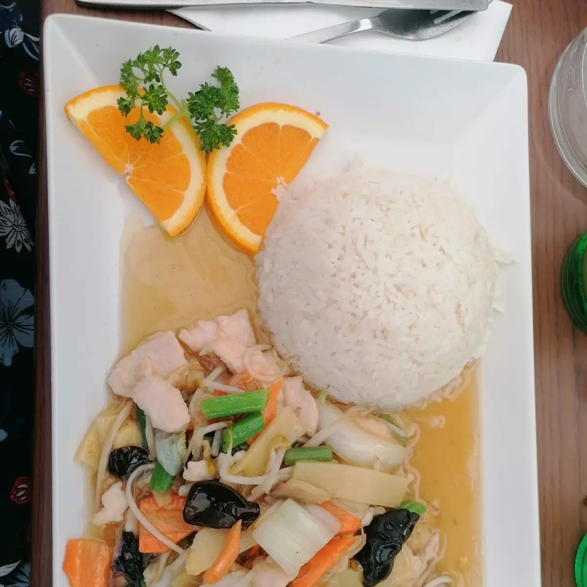 Hühnerfleisch Chop Suey