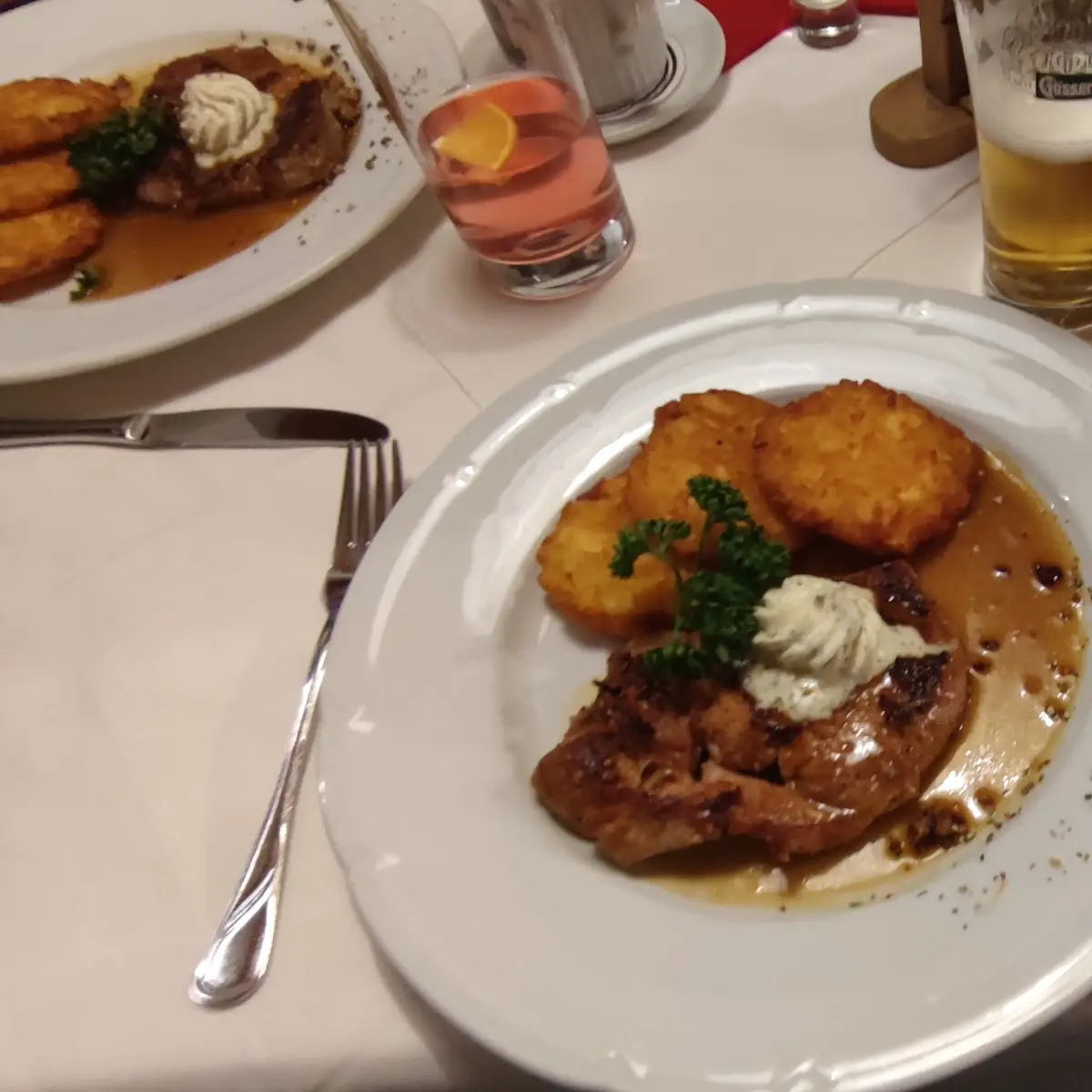 Knoblauch Schopfsteak