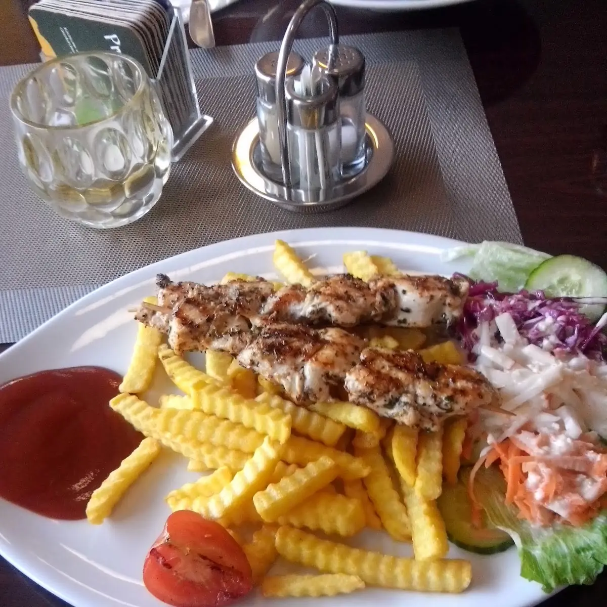 Hühner Spießteller