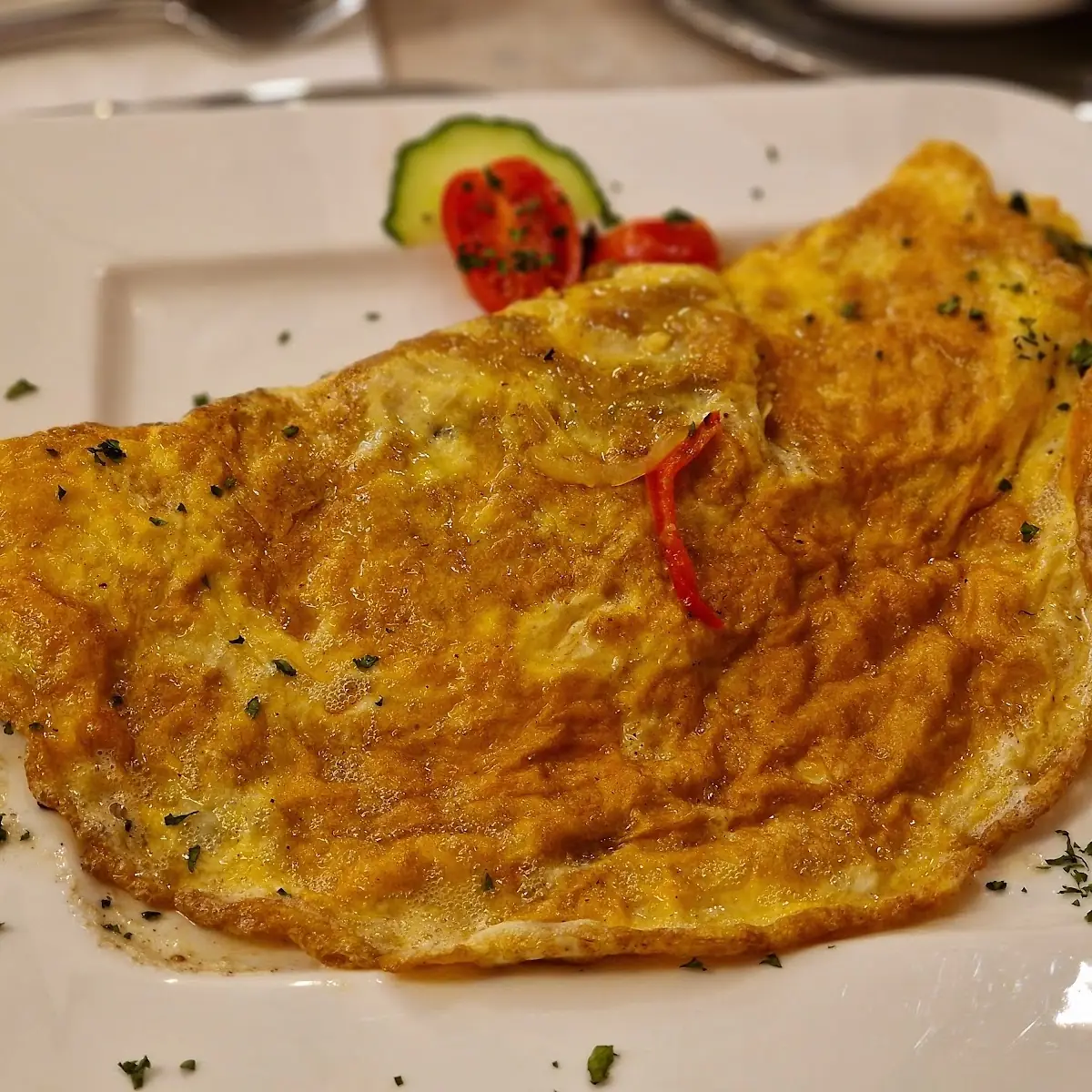 Vegetarisches Omelette