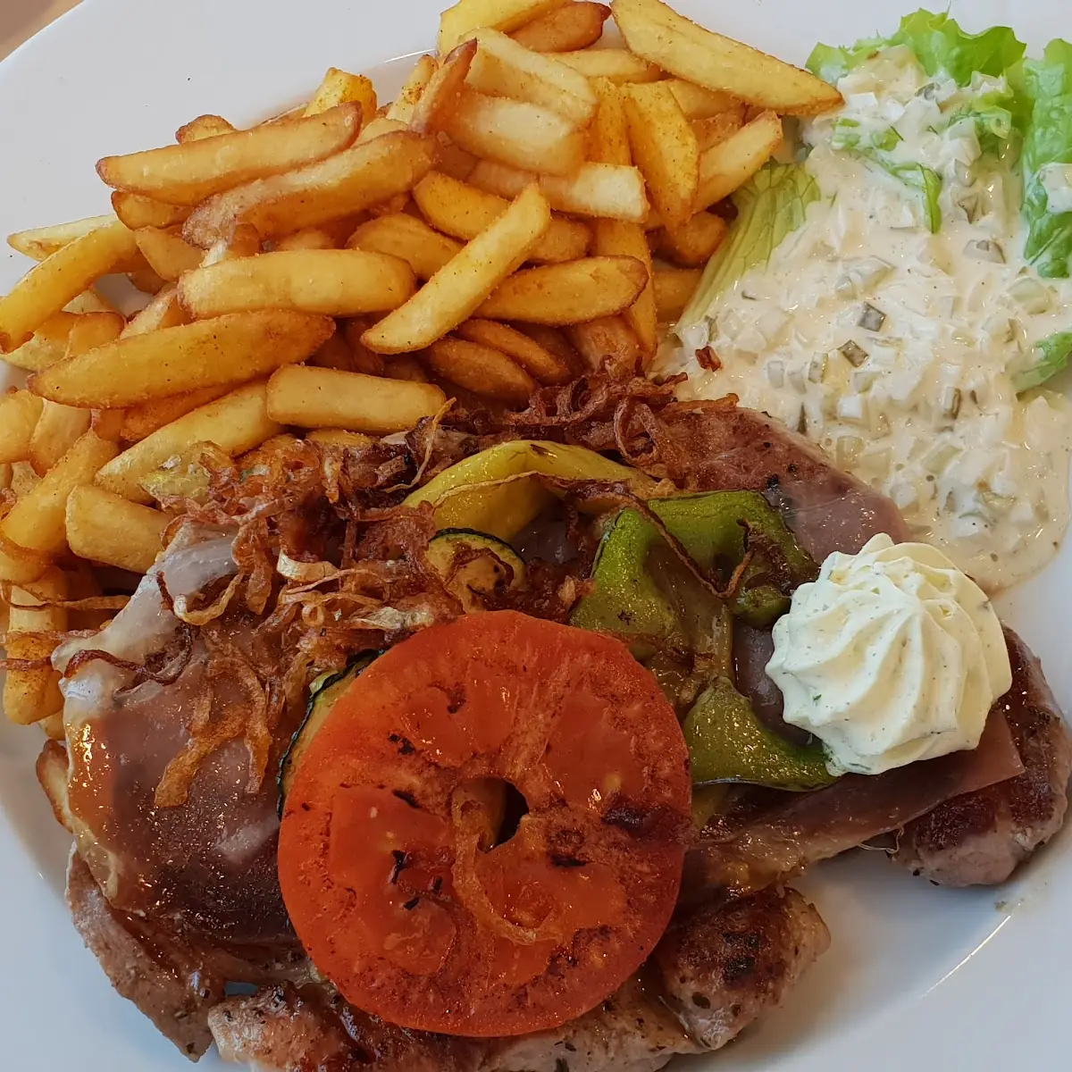 Grillkotelett Mit Hausgemachter Remouladensauce